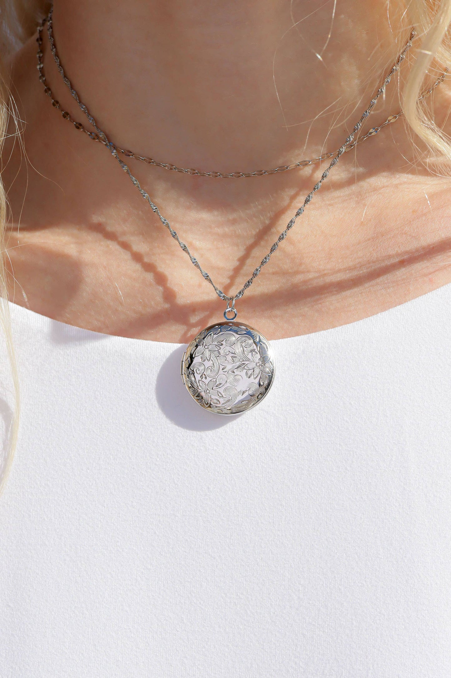 silver enchanted locket