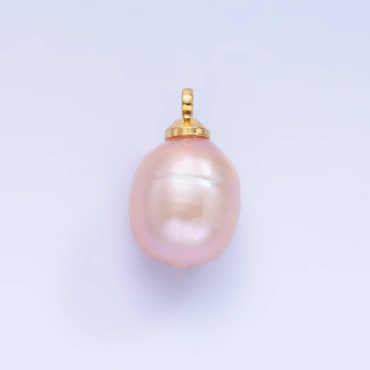 light pink pearl charm