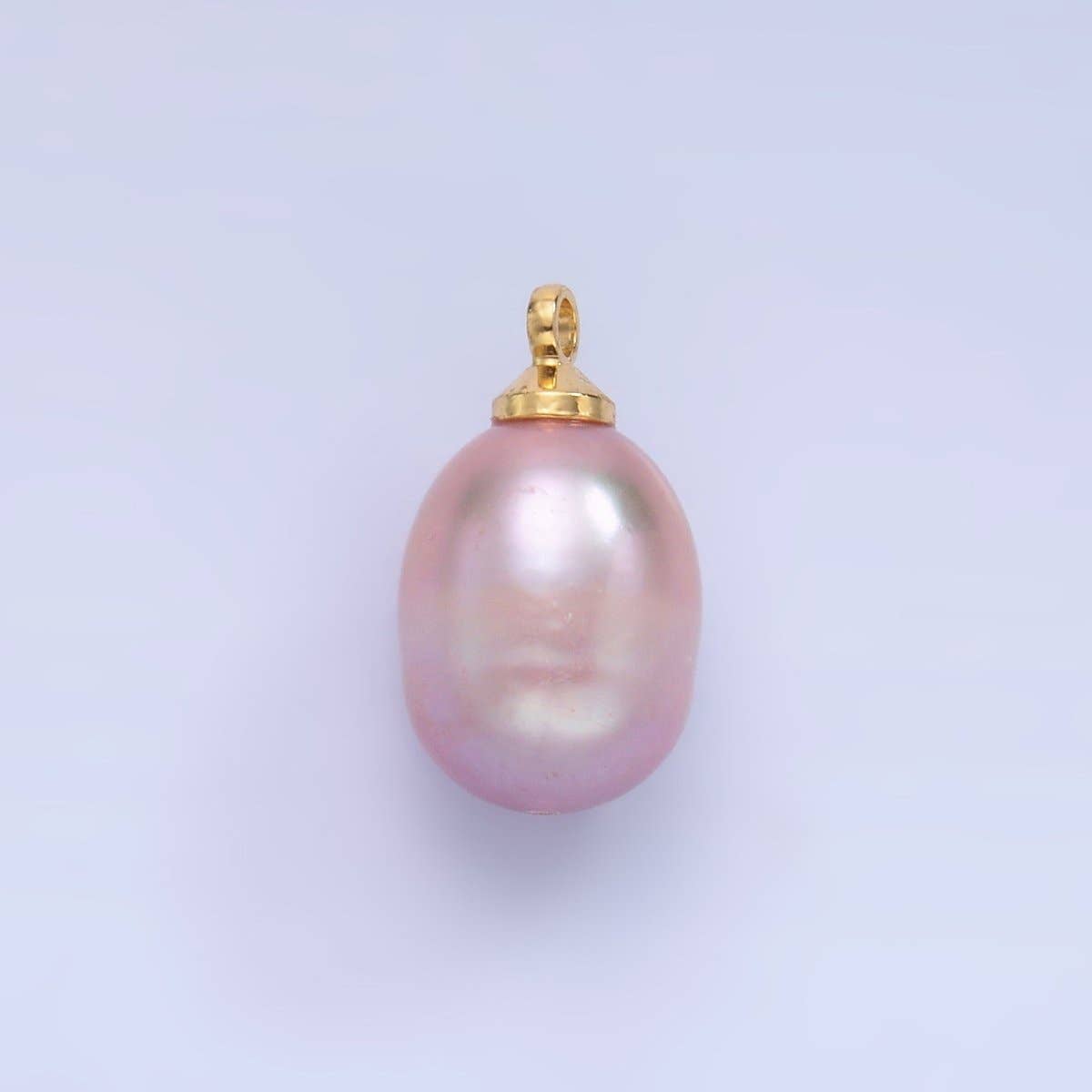 light pink pearl charm