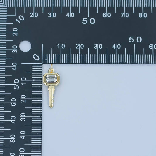 golden key charm