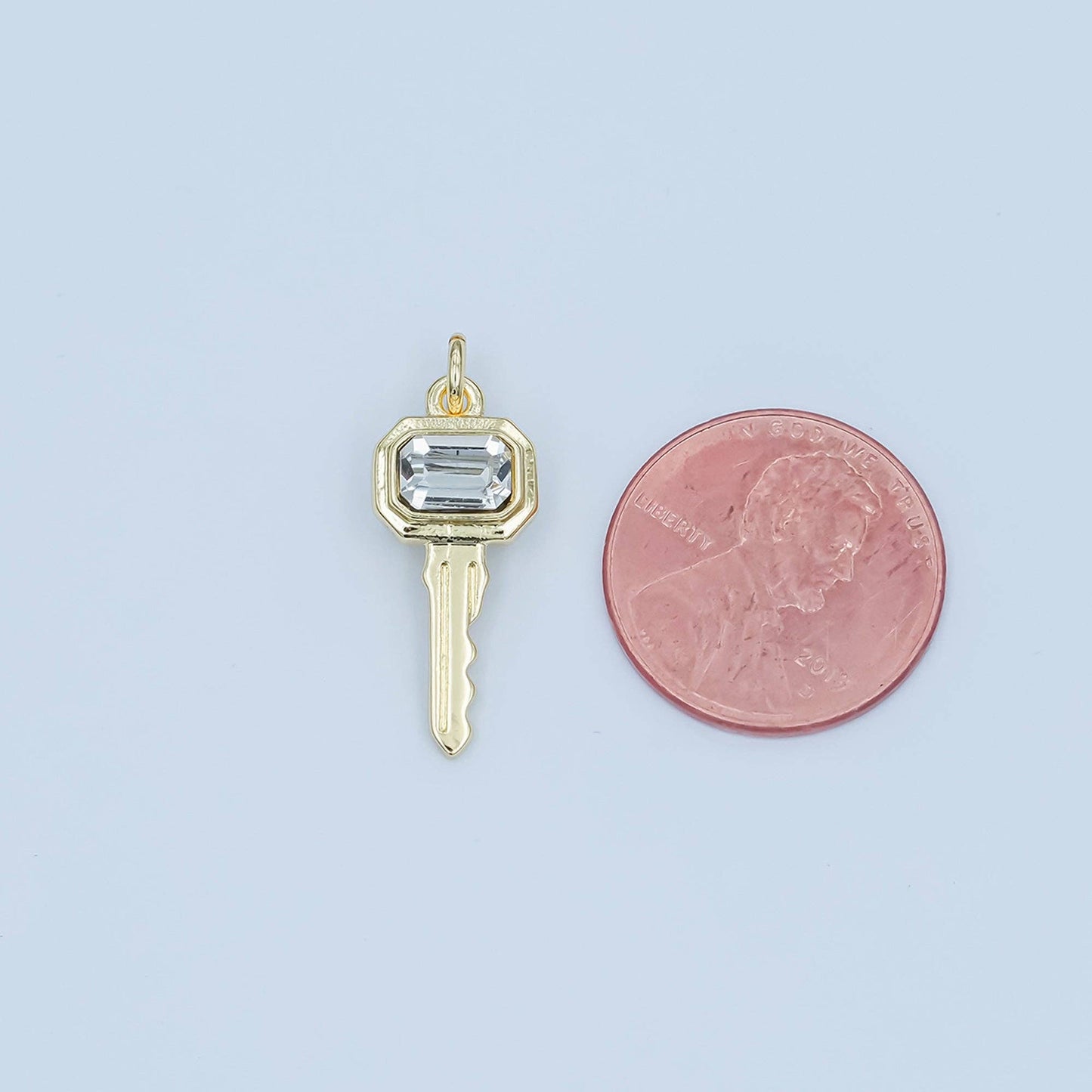 golden key charm