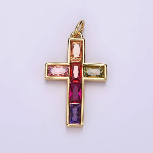 bejeweled cross charm
