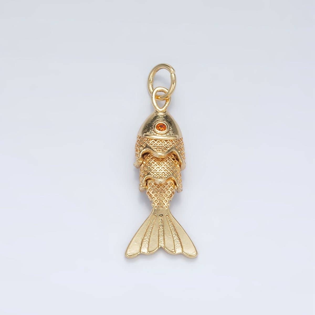 golden gem fish charm