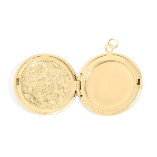 gold enchanted locket