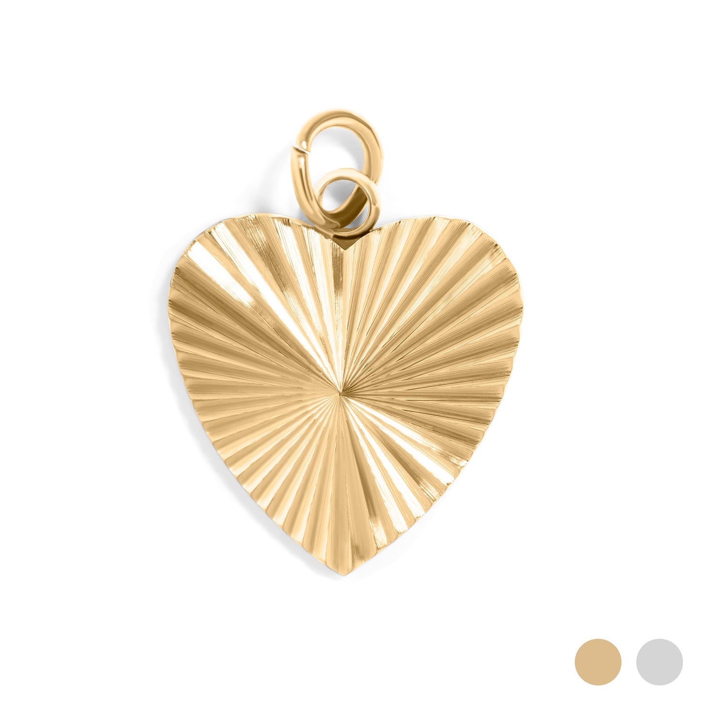 golden heart charm