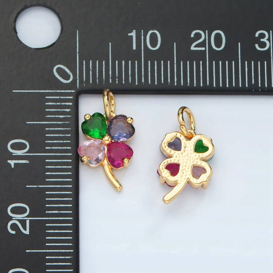 bejeweled clover charm