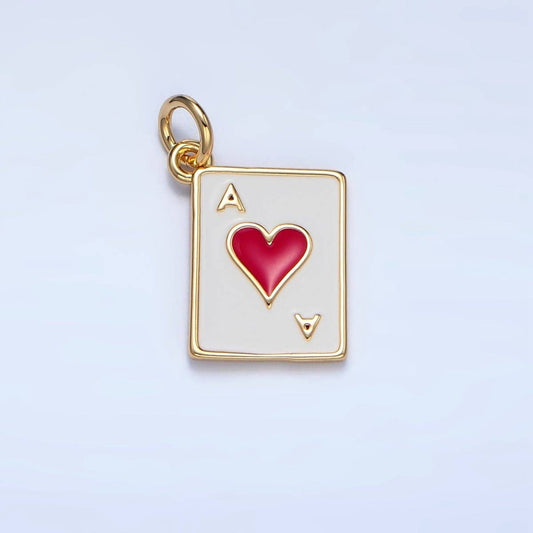 ace of hearts charm